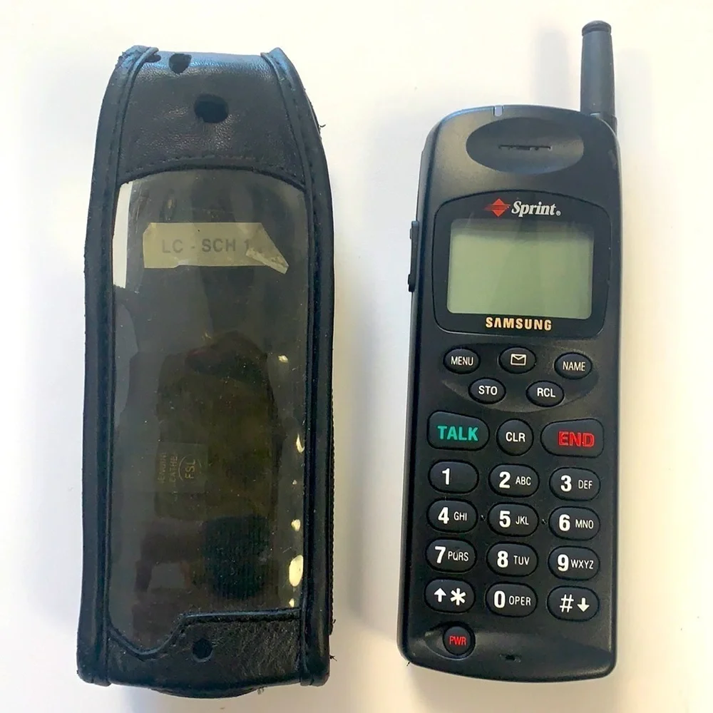Old Sprint phone with case